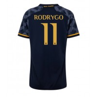 Real Madrid Rodrygo Goes #11 Vieraspaita Naiset 2023-24 Lyhythihainen